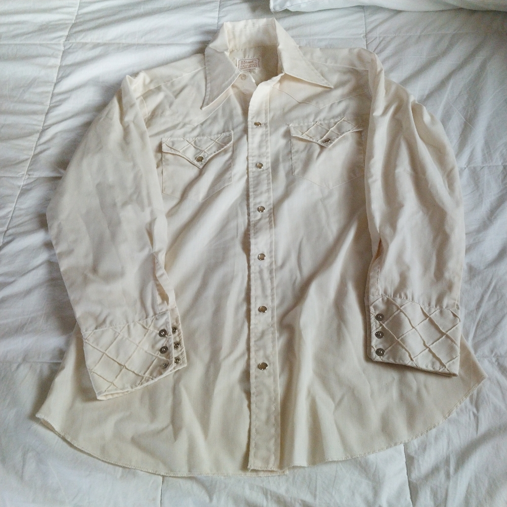 California Ranch Wear Vintage Western Shirt Mens Medium